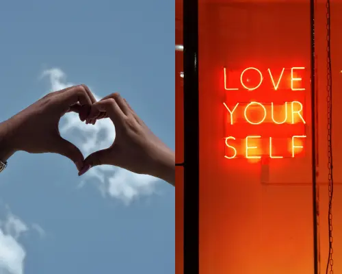 love yourself sign