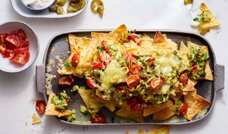 nachos from the oven